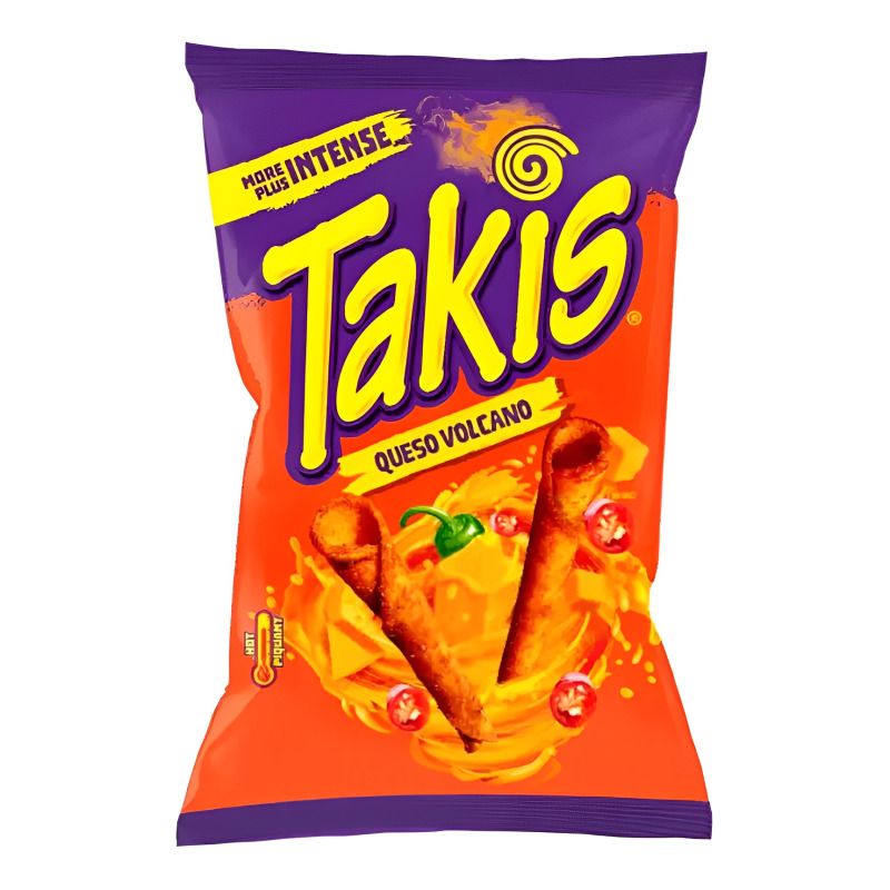 Kukurūzas čipsi TAKIS (VOLCANO), 100g | Candy POP