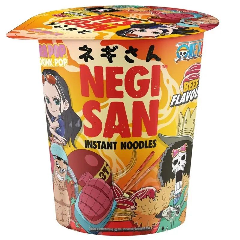 Instant Noodles ULTRA POP NEGISAN (SPICY BEEF), 65g | Candy POP