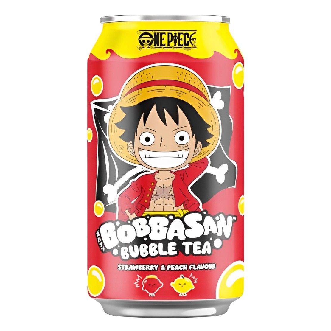 Mullitee ULTRA ICE TEA LUFFY (PEACH AND STRAWBERRY), 320ml | Candy POP