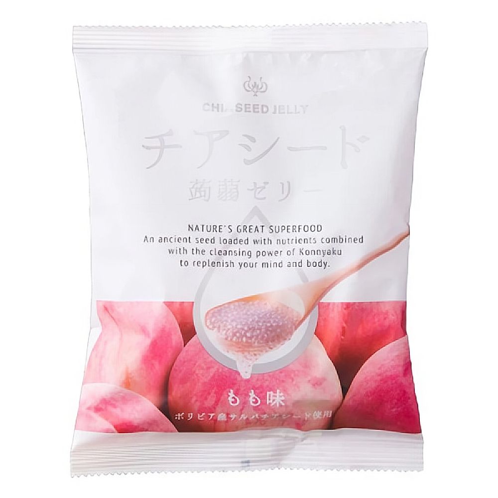 Chia Seed Jelly WAKASHOU (PEACH), 175g | Candy POP