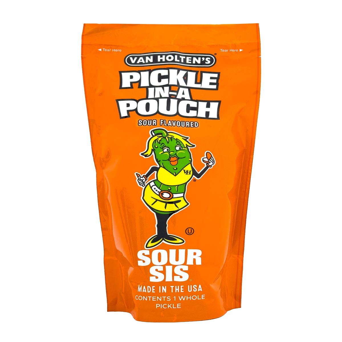 Gurķītis VAN HOLTEN'S SOUR SIS, 306g | Candy POP