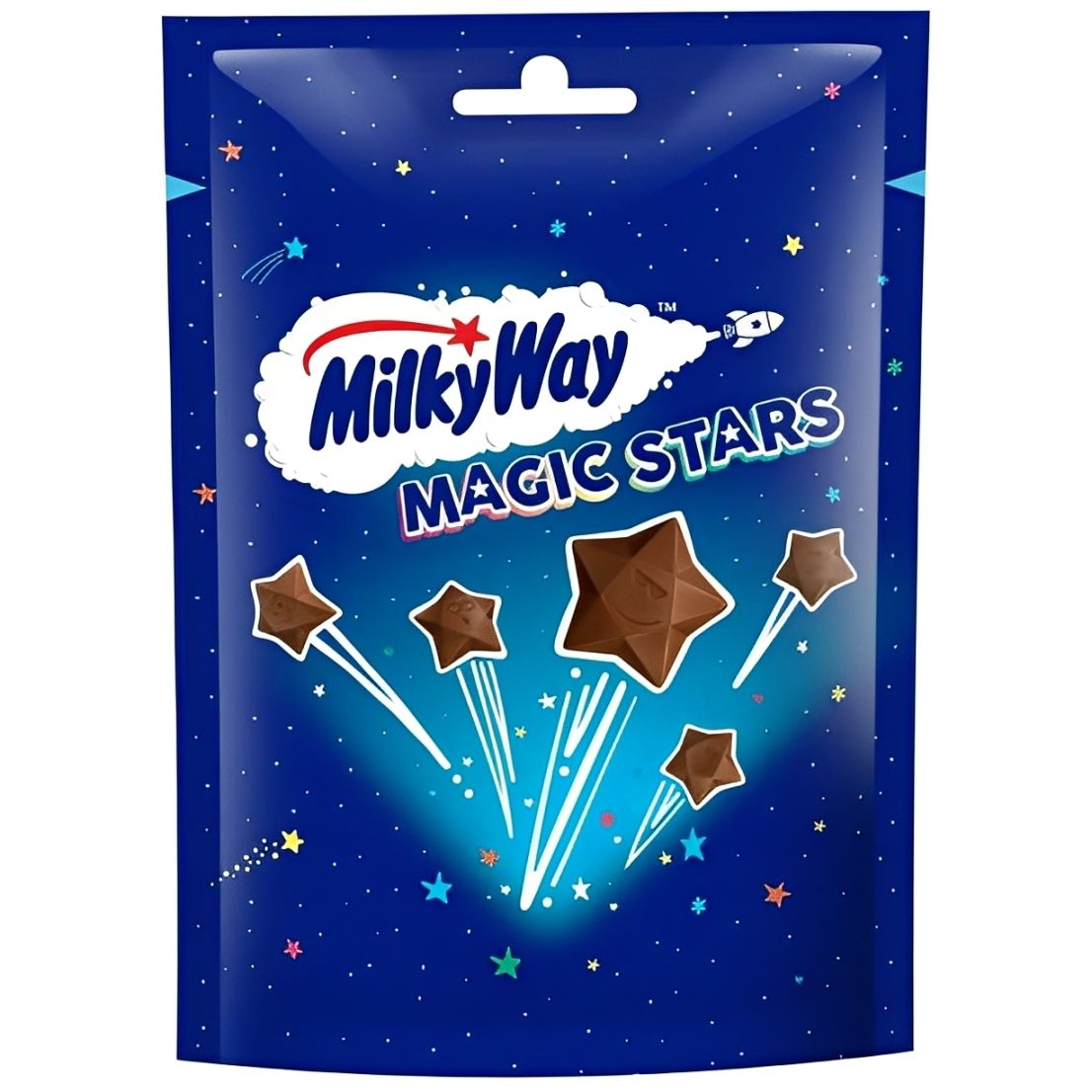Šokolādes konfektes MILKY WAY (MAGIC STARS), 100g | Candy POP
